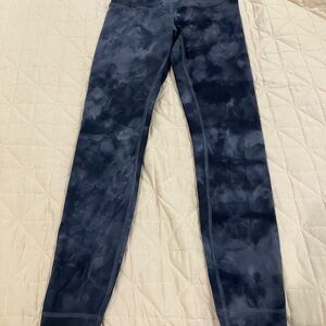 Grey Tie-Dye Leggings